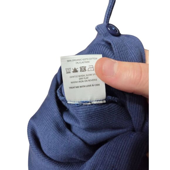 Peachy Den  June Jumpsuit In Blue Sz Small - Picture 4 of 4